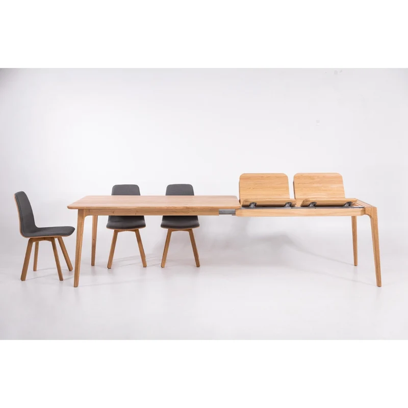 Table de salle à manger extensible en chêne massif TOKIO - VESKOR