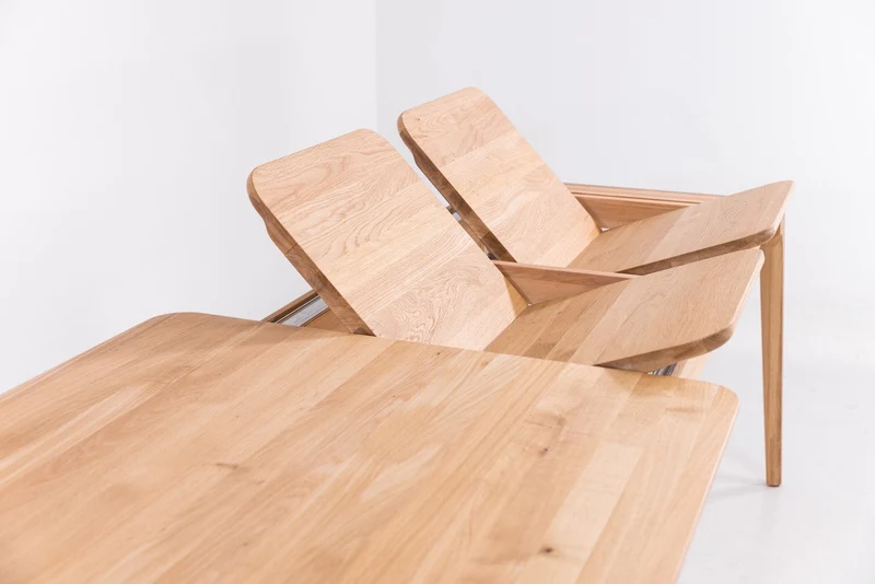 Table de salle à manger extensible en chêne massif TOKIO - VESKOR