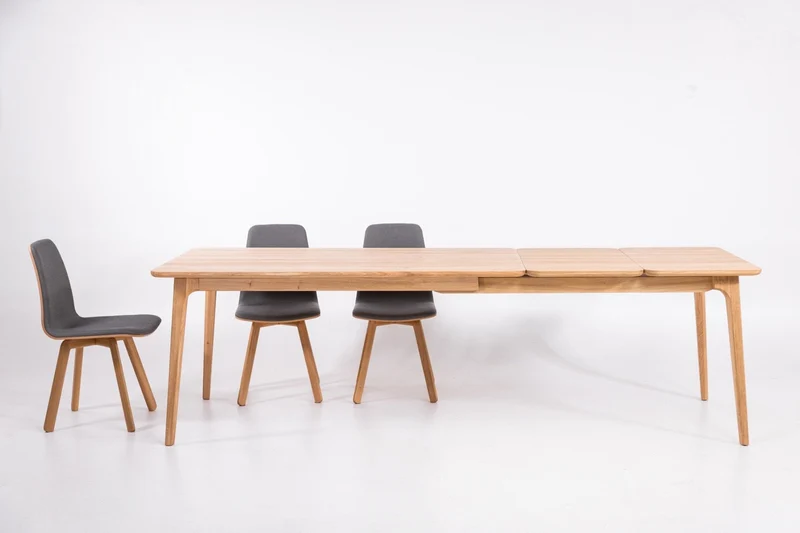 Table de salle à manger extensible en chêne massif TOKIO - VESKOR