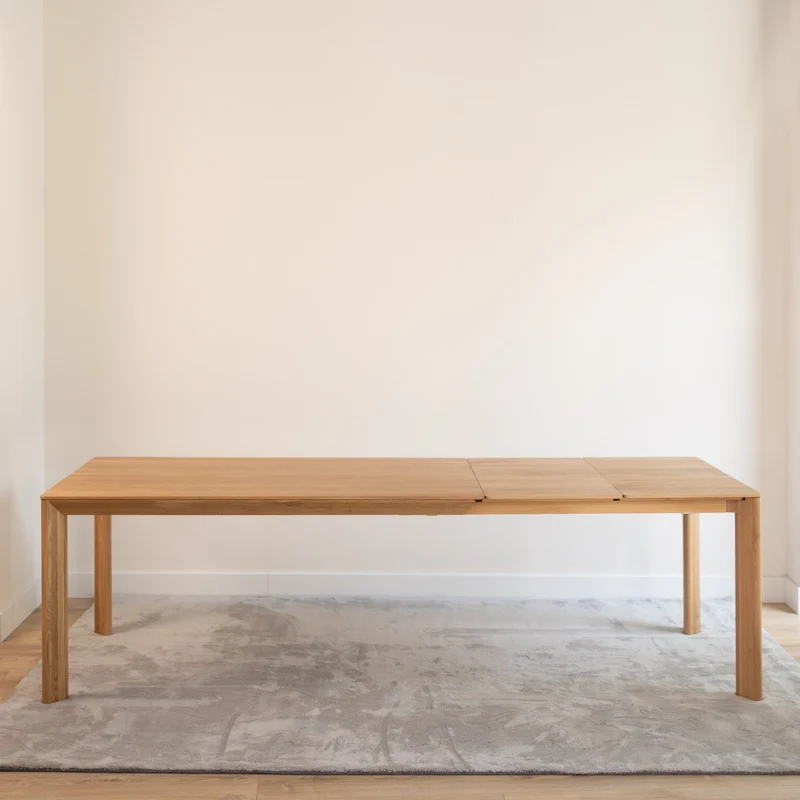Table de salle à manger extensible en chêne massif DITA - VESKOR