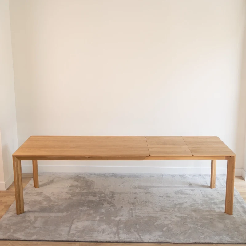 Table de salle à manger extensible en chêne massif DITA - VESKOR
