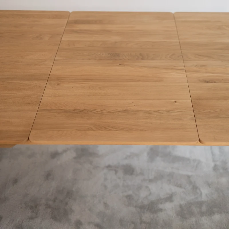 Table de salle à manger extensible en chêne massif DITA - VESKOR