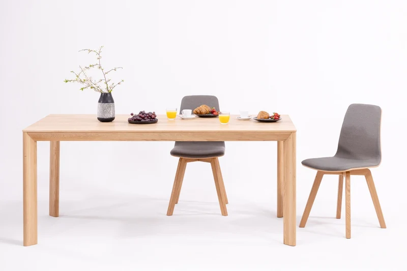 Table de salle à manger extensible en chêne massif DITA - VESKOR