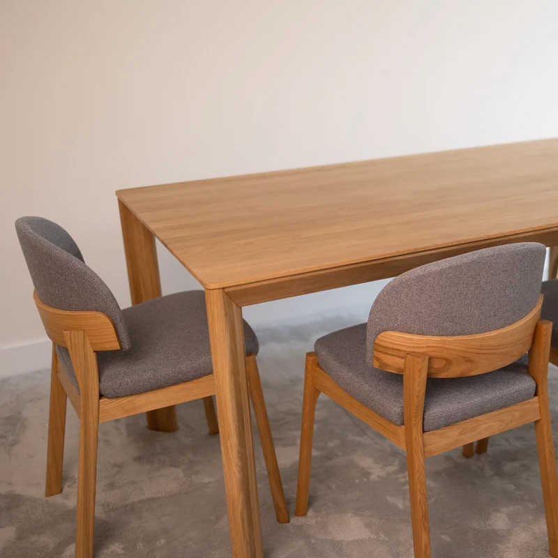 Table de salle à manger fixe en chêne massif DITA - VESKOR