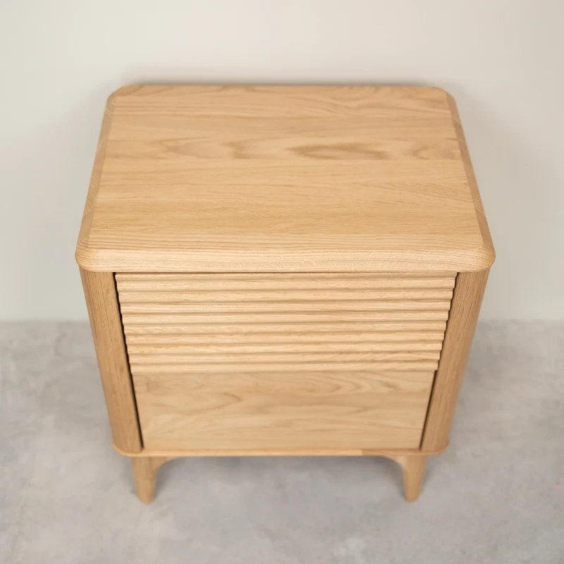 Table de chevet en bois massif de chêne Oxford 2 - NordicStory