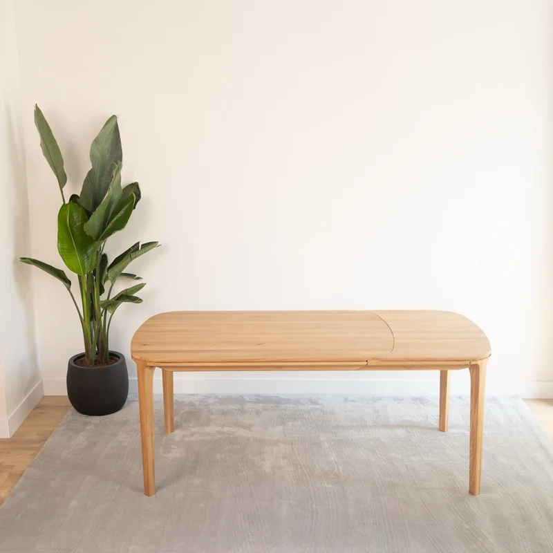 Table de salle à manger extensible en chêne massif IKONA - VESKOR