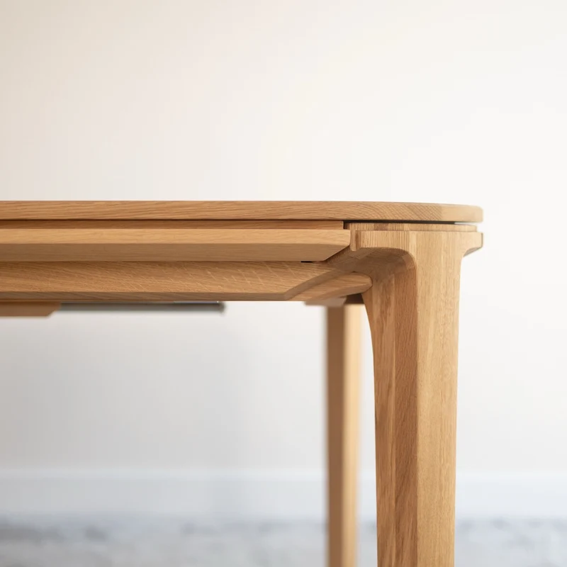 Table de salle à manger fixe en bois de chêne massif IKONA - VESKOR