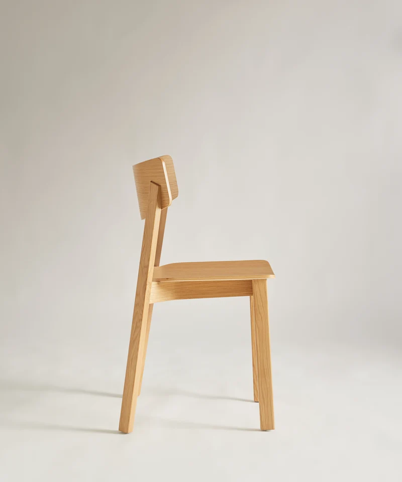 Silla de Comedor de Madera Roble Jane
