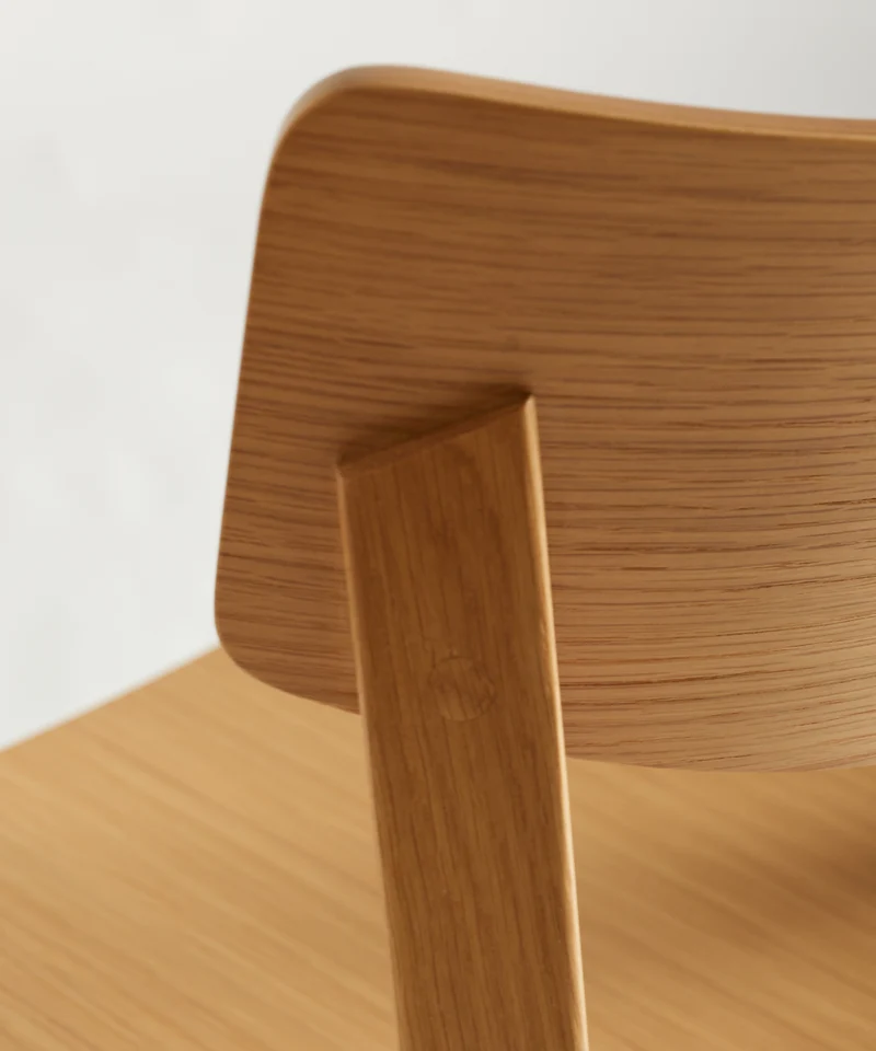 Silla de Comedor de Madera Roble Jane
