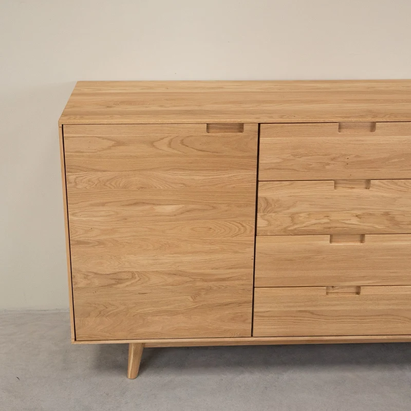 Buffet en bois massif de chêne Escandi Atelier - NordicStory
