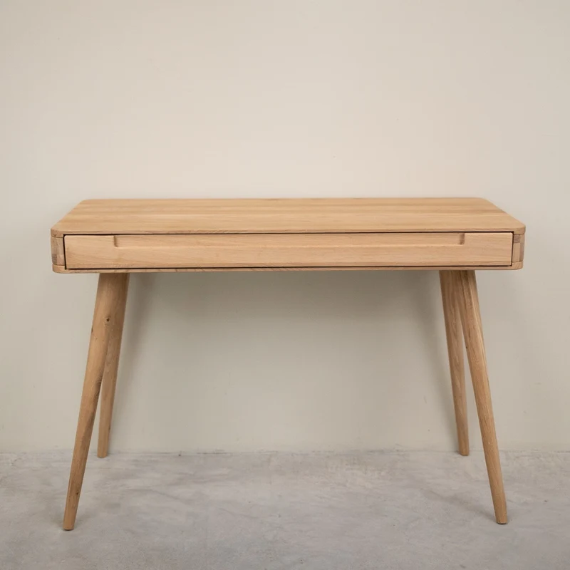 Bureau console en bois massif de chêne Escandi Atelier – NordicStory