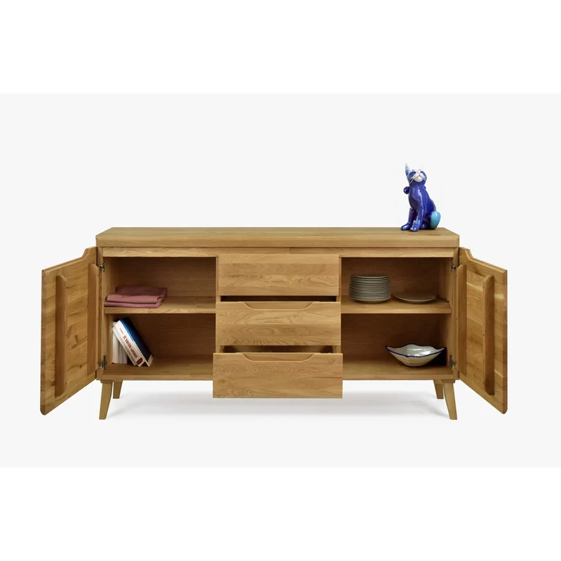 Buffet en bois massif de chêne Milan 3 - NordicStory
