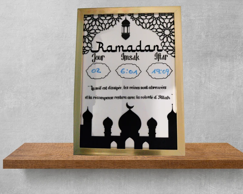 Cadre horaire Ramadan