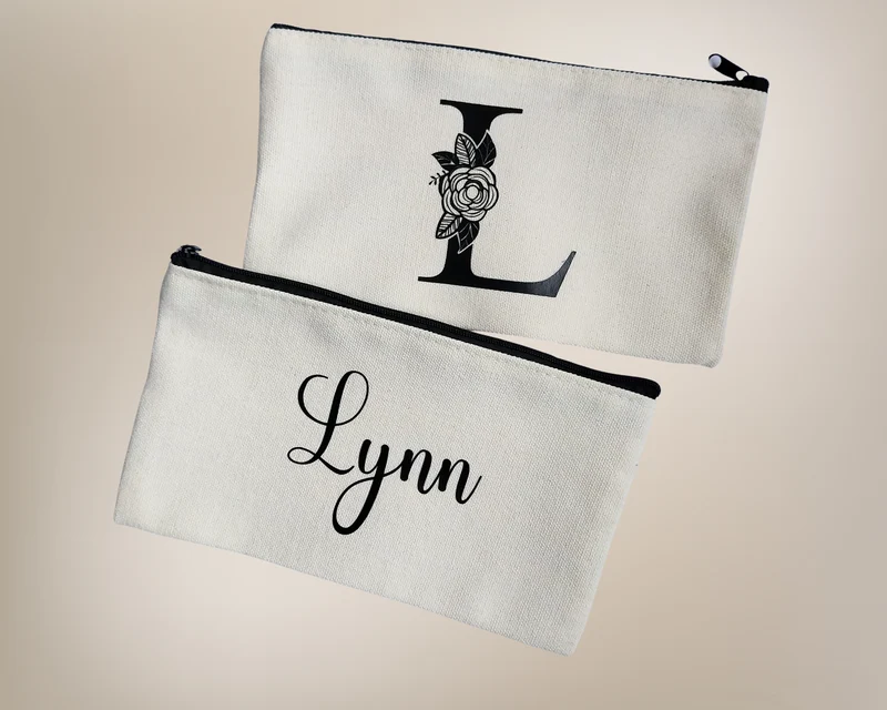 Pochette en toile personnalisée