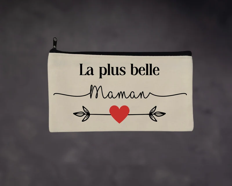 Pochette en toile personnalisée