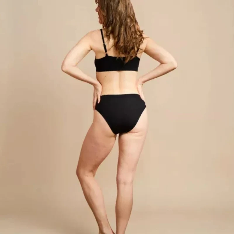 Pack Culotte & Brassière Noir Coton Modal — Douceur Extrême
