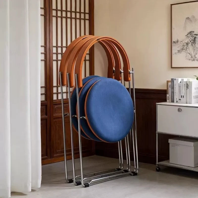 Chaise pliante créative en bois