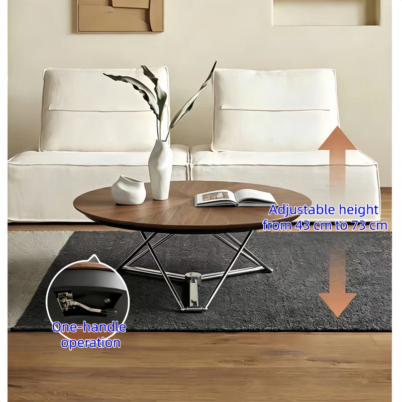 Table basse relevable 2 en 1