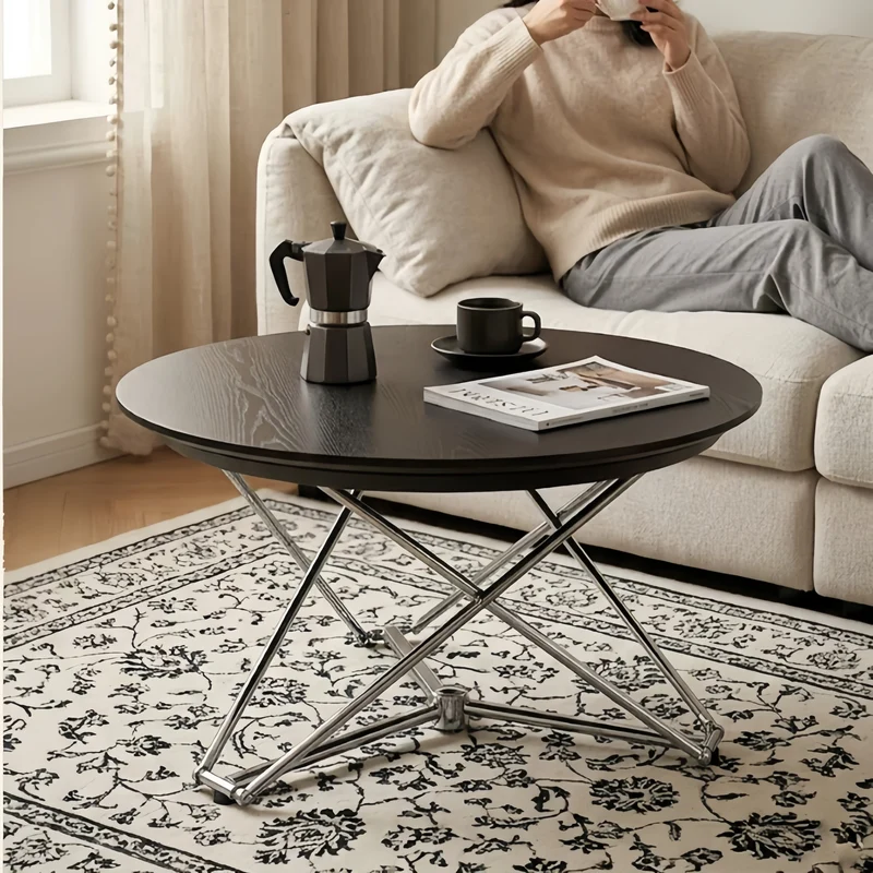 Table basse relevable 2 en 1