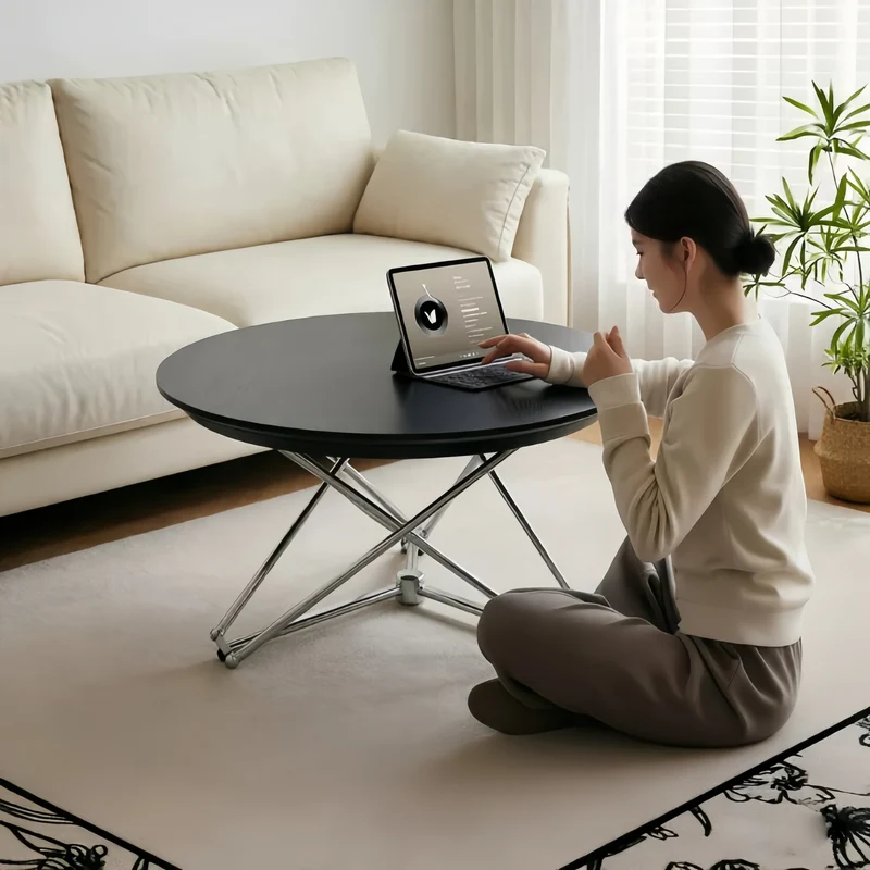 Table basse relevable 2 en 1