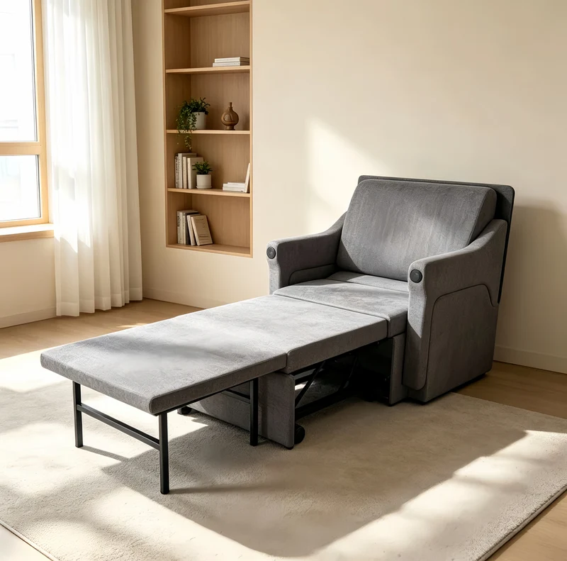 Canapé-lit convertible avec bureau pliable