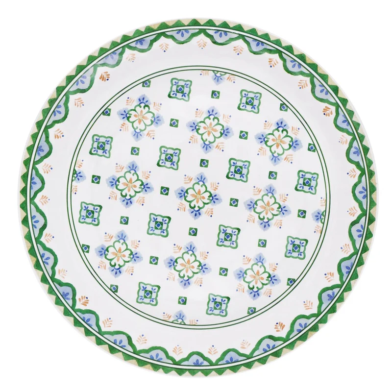 Grande assiette plate en mélamine Evora - Ø 28 cm