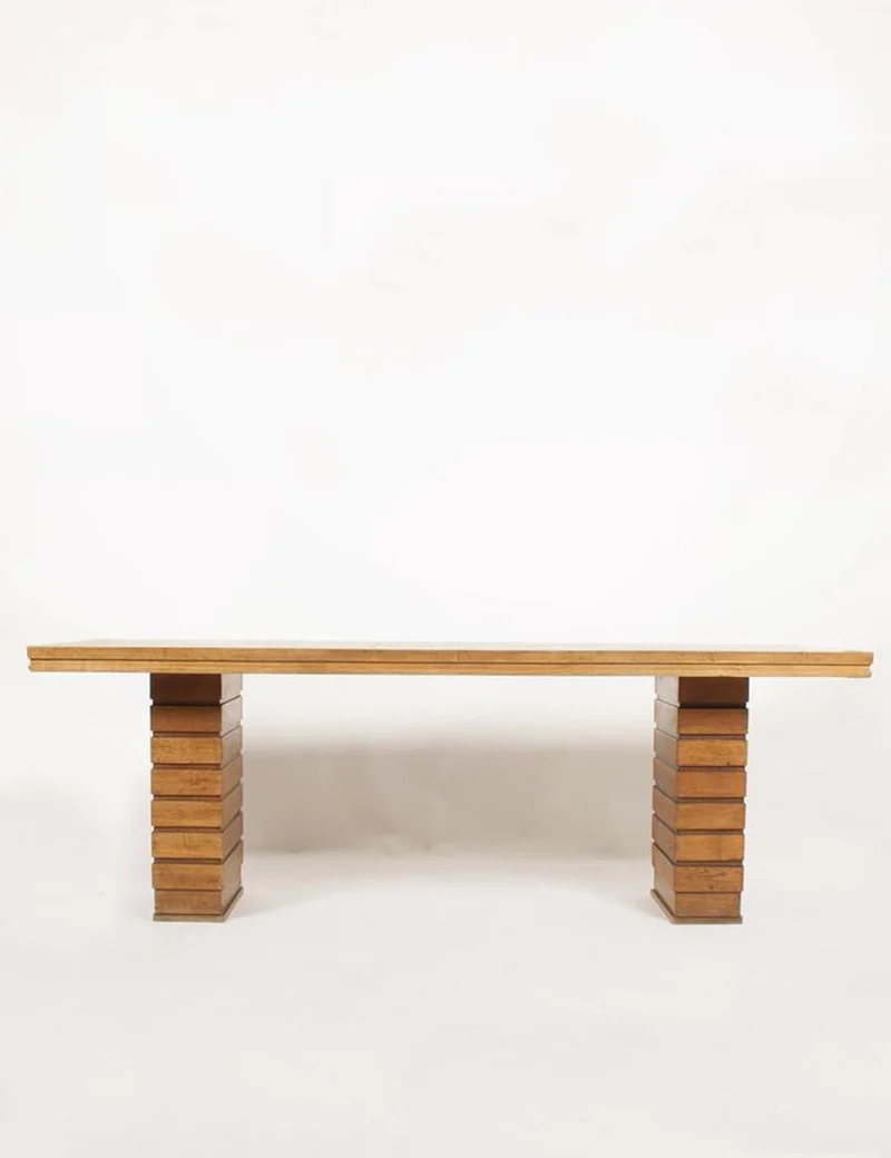 Longue table Art Déco