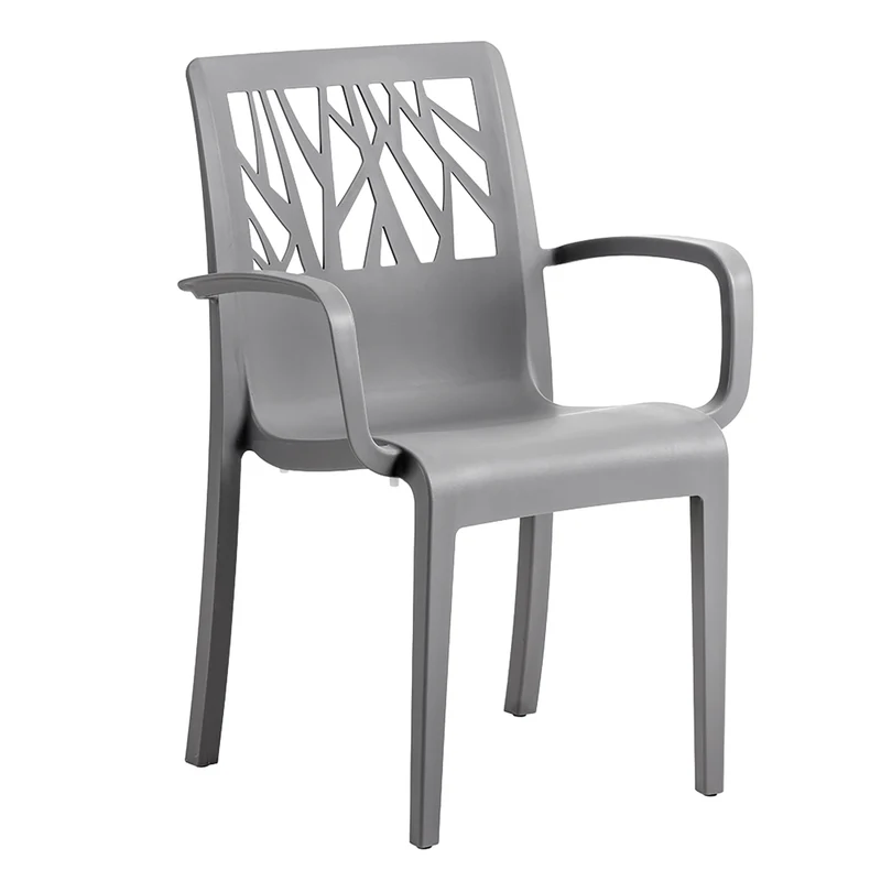 Lot table Carreaux de ciment 165 x 100 + 3 fauteuils & 3 chaises Vegetal