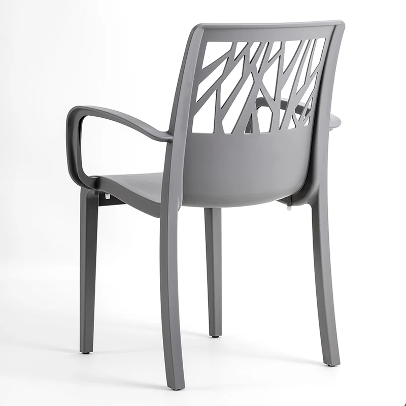 Lot table Carreaux de ciment 165 x 100 + 3 fauteuils & 3 chaises Vegetal