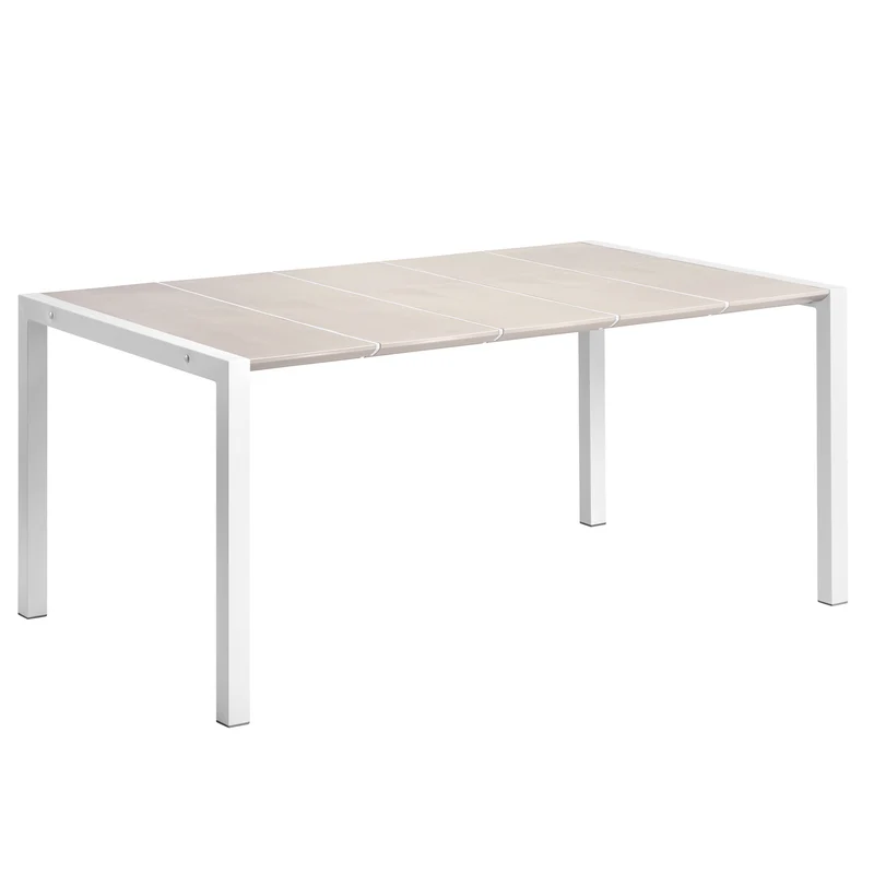 Lot table Eden 133 x 87 cm + 6 fauteuils Sunday