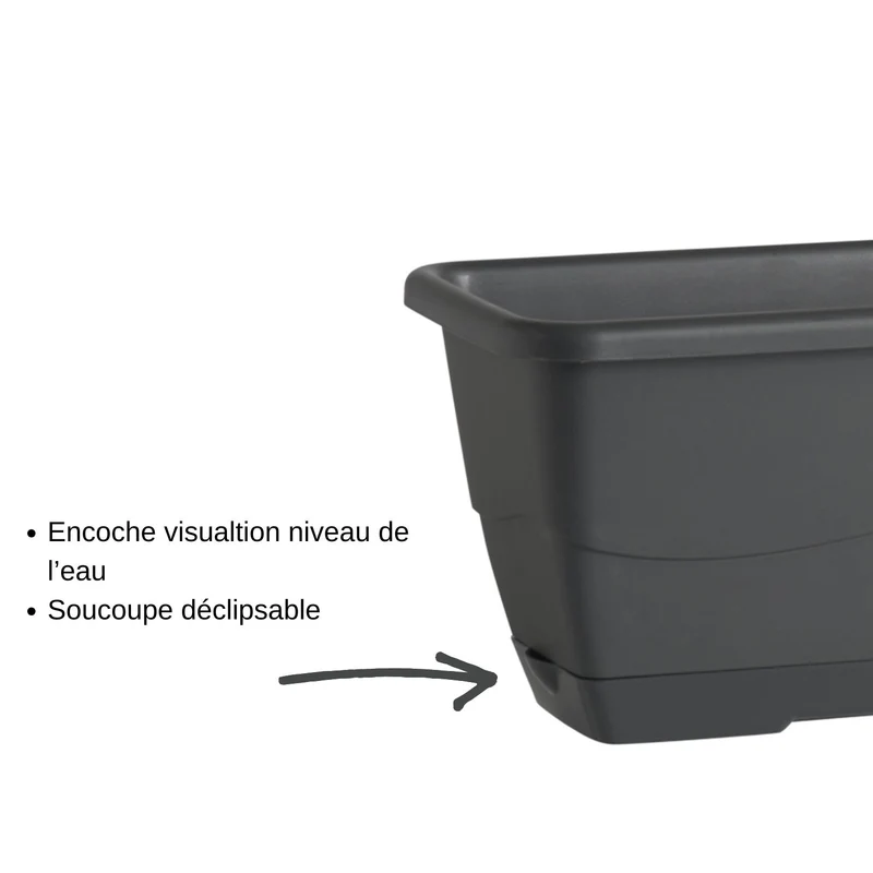 Grande jardinière 80 cm LEA