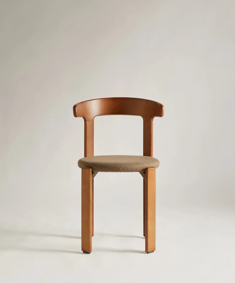 Silla de Comedor en Madera Tapizada Grim