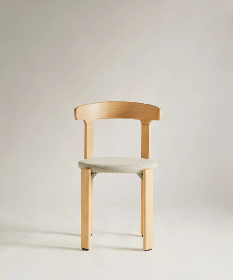 Silla de Comedor en Madera Tapizada Grim