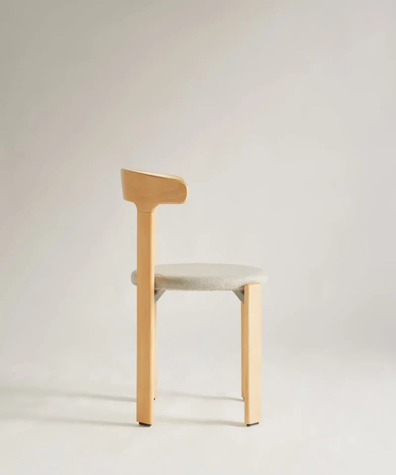 Silla de Comedor en Madera Tapizada Grim