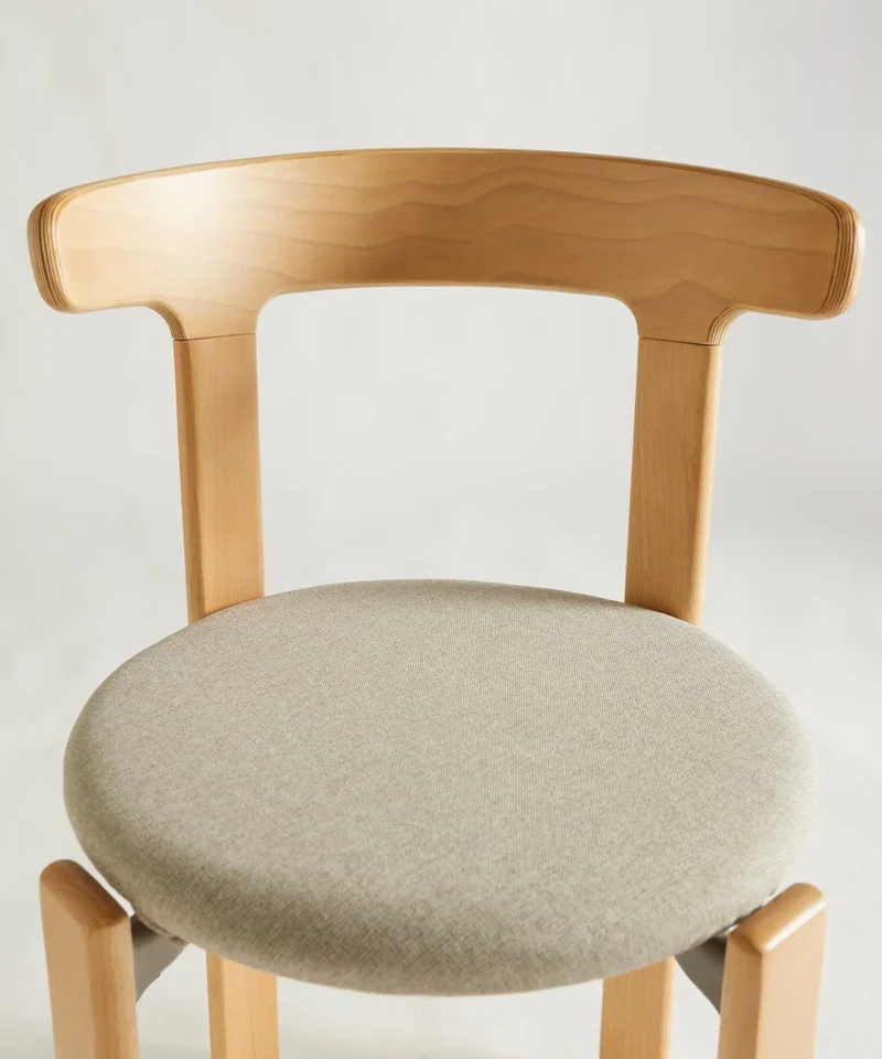 Silla de Comedor en Madera Tapizada Grim