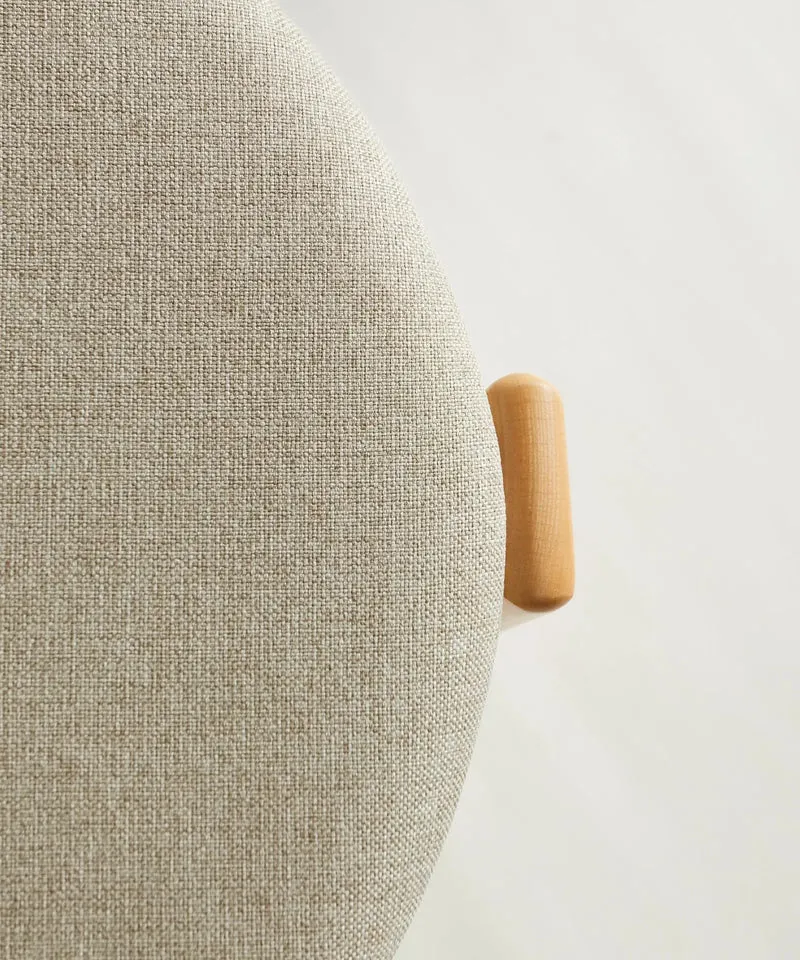 Silla de Comedor en Madera Tapizada Grim