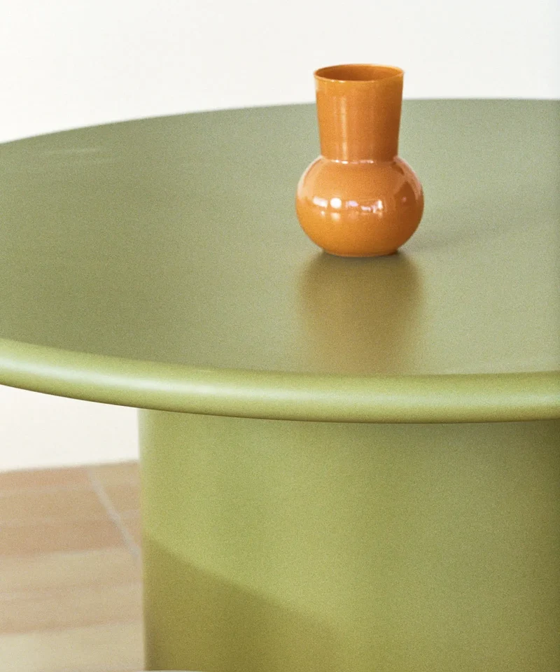 Mesa de Comedor de Madera Lacada Dilara (Ø120 cm)