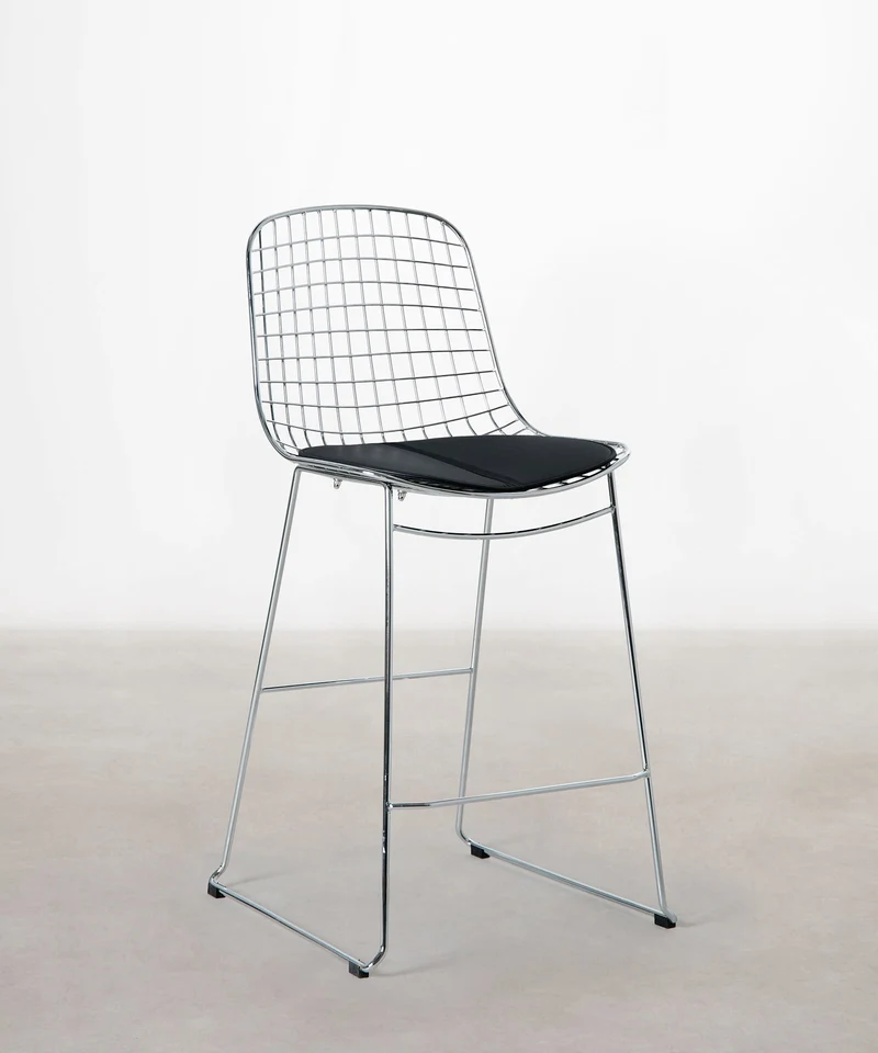 Taburete Alto de Metal Roma