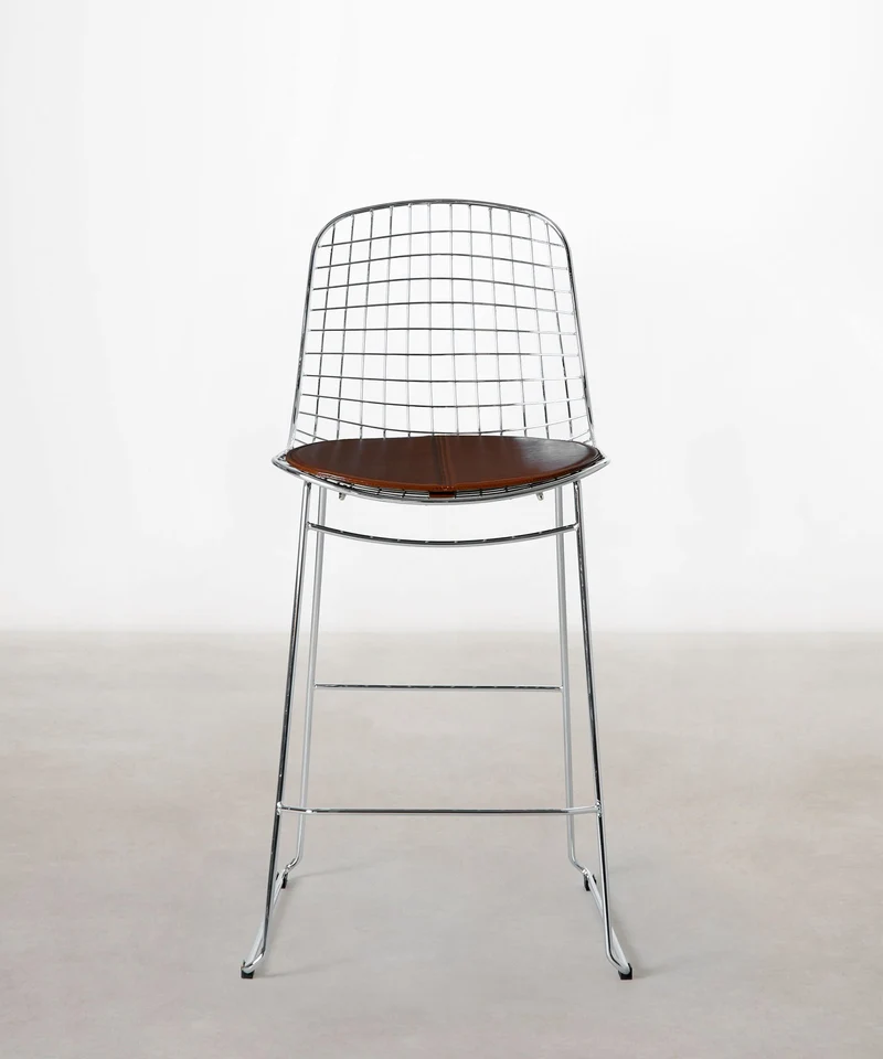 Taburete Alto de Metal Roma