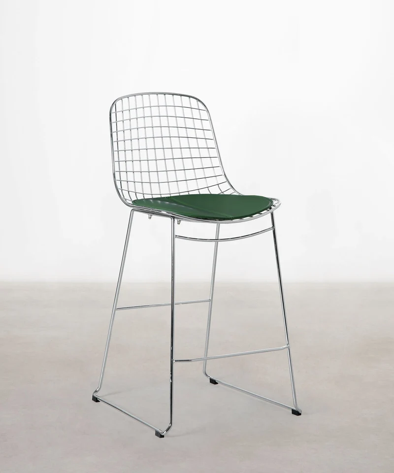 Taburete Alto de Metal Roma