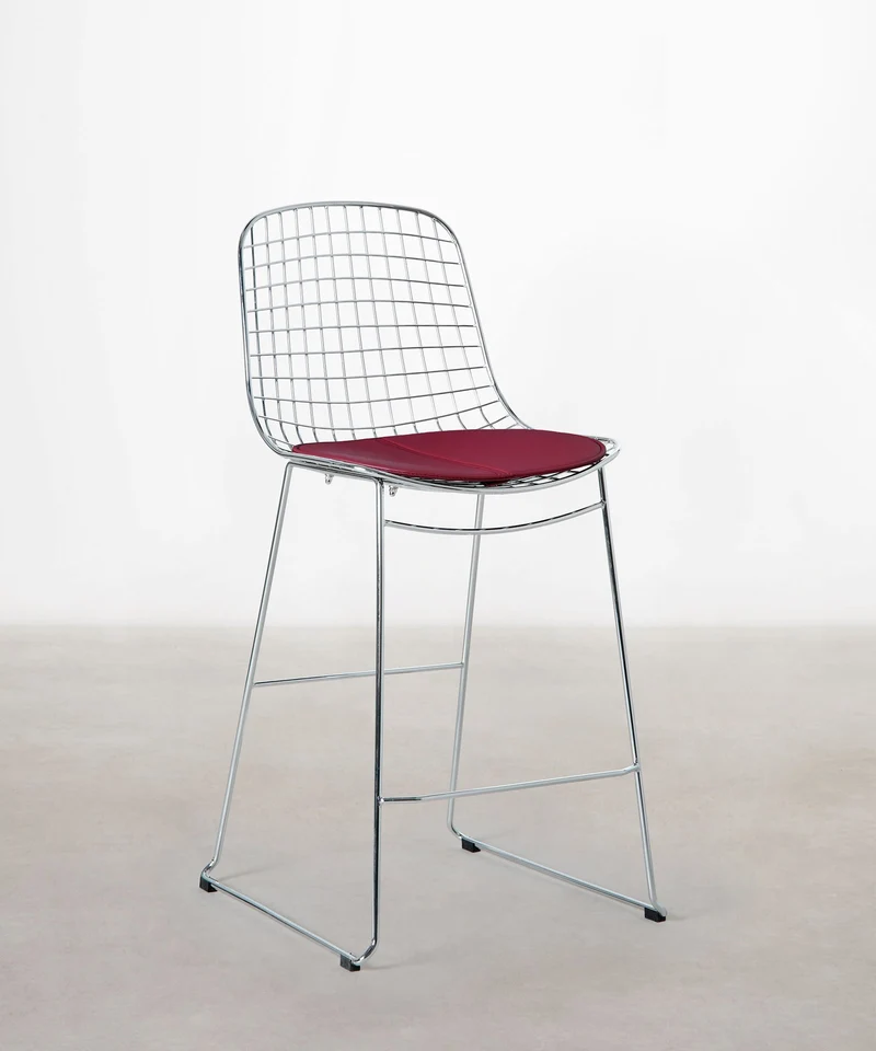 Taburete Alto de Metal Roma