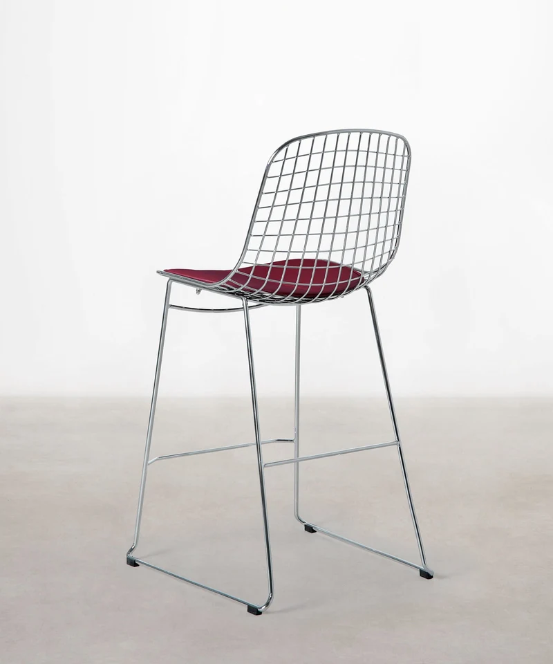 Taburete Alto de Metal Roma
