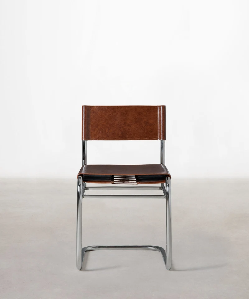 Silla de Comedor PU y Metal Lottie