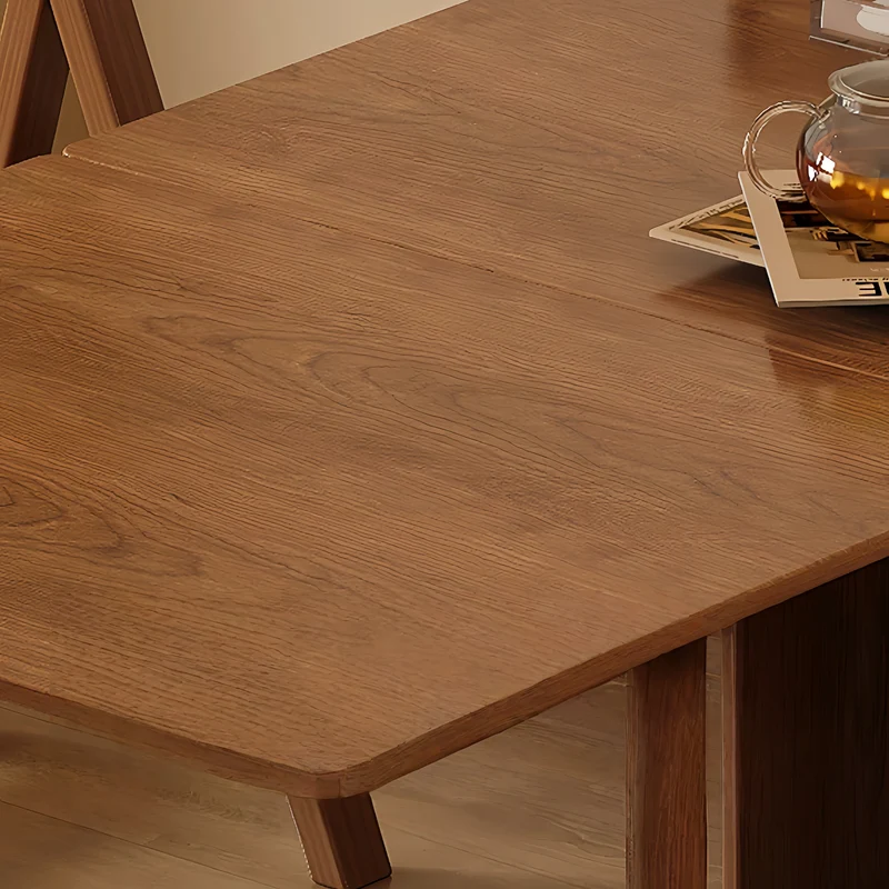 Ensemble table et chaises pliantes gain de place avec 4 chaises et tiroirs de rangement