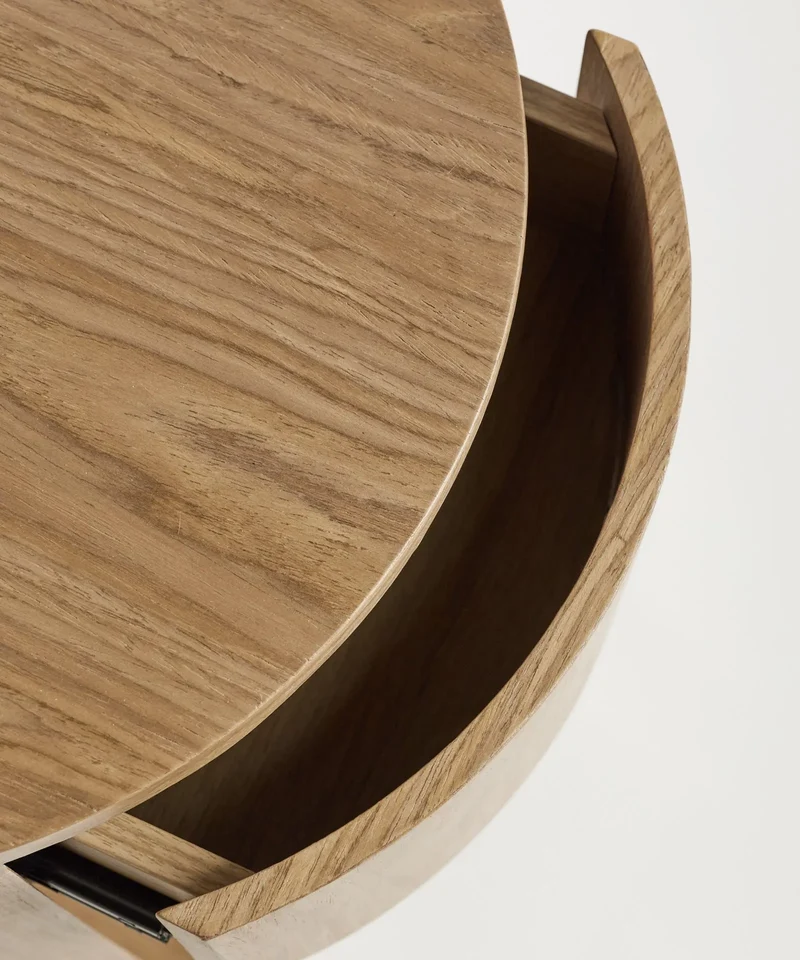 Mesita de Noche de Madera Abbie