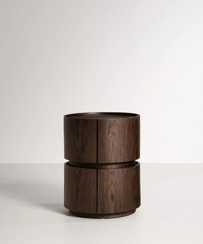 Mesita de Noche de Madera Ross