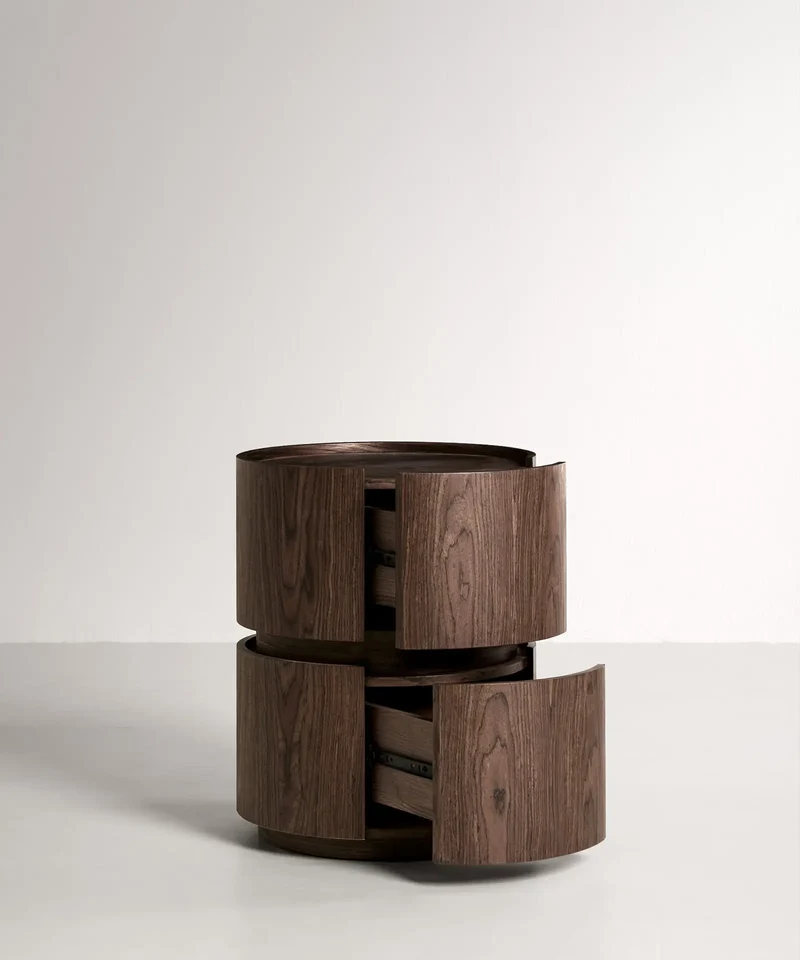 Mesita de Noche de Madera Ross