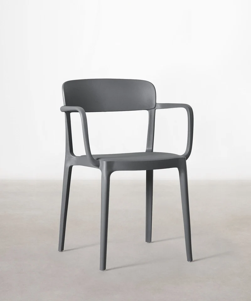 Silla de Polipropileno con Reposabrazos Saria