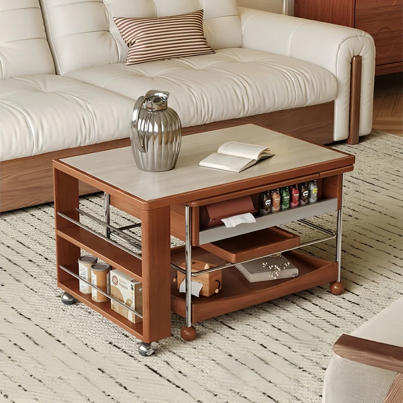 Table basse de bureau relevable et pivotante MUSE