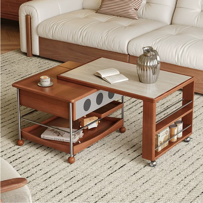 Table basse de bureau relevable et pivotante MUSE